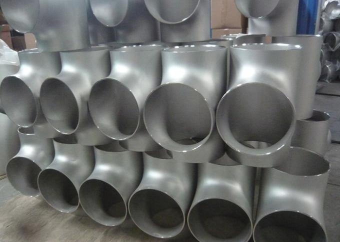 6 Inch Schedule 40 304 , 304L , 316 , 316L Weld Fittings Tees ASMEANSI B16.9