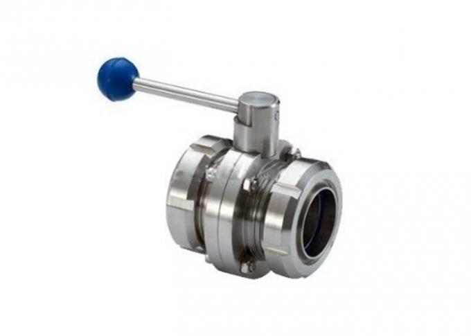 Stainless Steel Sanitary Valves - SMS Butterfly Valve For Food Brewery