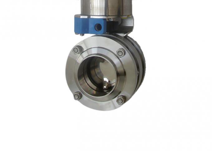 Hygienic Stainless Steel Sanitary Valves - Butterfly Valve For Food , Dairy , Brewery