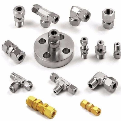 China Stainless Steel Compression Tube Fittings  6mm - 20mm Metric Instrument Tubing Fittings supplier