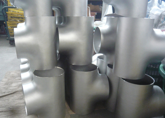 China 1 Inch Stainless Steel Pipe Fittings Sch 10 TP304 / 304L Weld Fittings Tees supplier