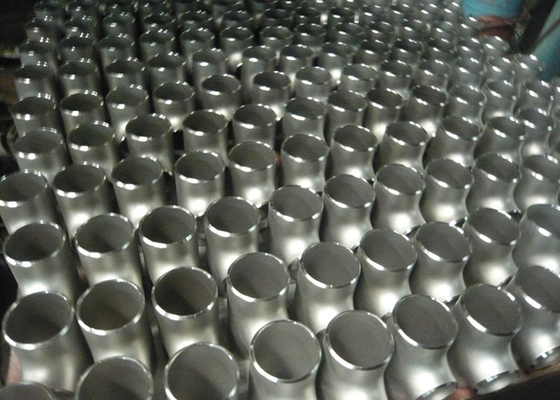 China DN25 Stainless Steel Pipe Fittings Sch 10 TP304L / 304 Weld Fittings Tees supplier