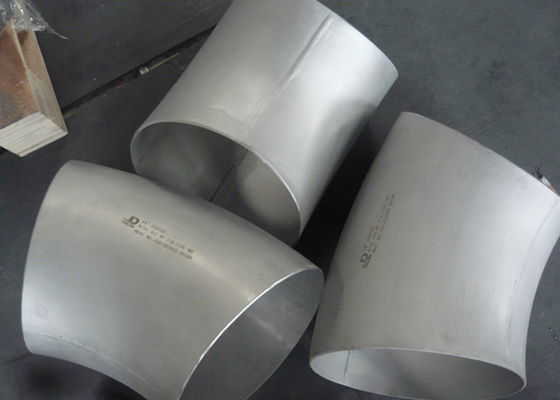 China Dn150 7.11mm 316 / 316L Weld Fittings Stainless Steel Weld 45 Degree Elbows supplier