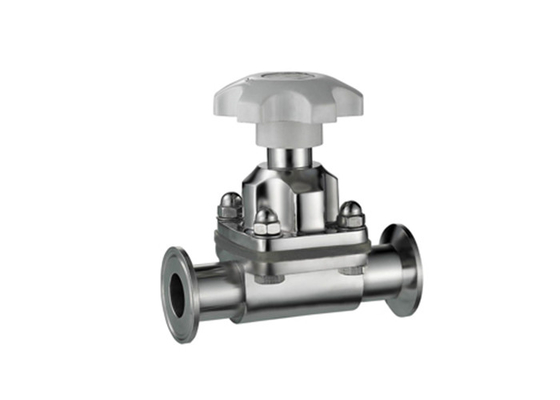 China Tri - Clover / Clamp Diaphragm Stainless Steel Valves EPDM Sealing For Food / Brewery supplier