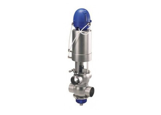 China Compact Design Stainless Steel Sanitary Valves / Hygienic Unique Mixproof Valves supplier