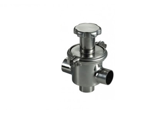 China Safety SS304 SS316L Stainless Steel Sanitary Valves For Bio - Pharmaceutical Industry supplier