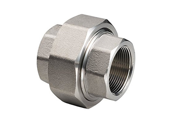 China ASTM A182 F304 Forged Stainless Steel Pipe Fittings Female NPT Threaded Union supplier