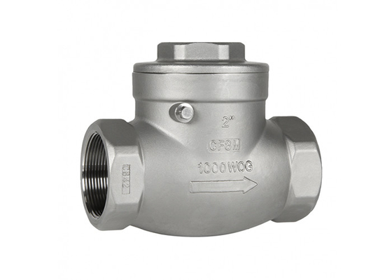 China 2 Inch 304 / 316L Check Stainless Steel Valves Welded Connection For Industry supplier