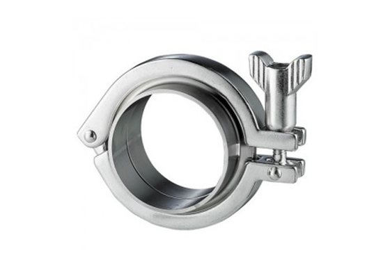 China Custom Stainless Steel Hygienic Fittings , Heavy Duty Stainless Tri Clamp Fittings supplier