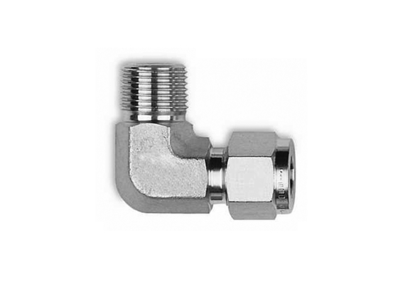 China 1/2 Inch Male Elbows Compression Tube Fittings NPT Thread Fractional Tube supplier