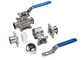 Handle / Pneumatic Stainless Steel Valves High Strength Precise Dimension supplier