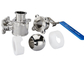 Handle / Pneumatic Stainless Steel Valves High Strength Precise Dimension supplier