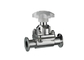Tri - Clover / Clamp Diaphragm Stainless Steel Valves EPDM Sealing For Food / Brewery supplier