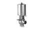 Brewery Threaded Pneumatic Angle Seat Valve , Chemical Clamped Single Seat Valves supplier