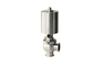 Brewery Threaded Pneumatic Angle Seat Valve , Chemical Clamped Single Seat Valves supplier