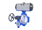 Teflon Butterfly PTFE Lined Valves Wafer &amp; Lugged Type For Corrosive / Aggressive supplier
