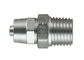 SAE / MS Thread Compression Tube Fittings 3mm To 38mm Straight Male Connectors supplier