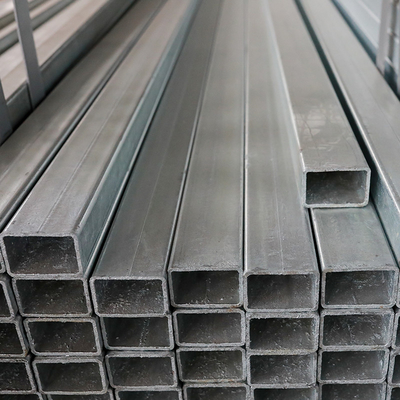 S355JR S355 Galvanized Rectangular Steel Pipe Hot Dip Galvanized Square Steel Tube