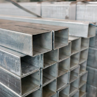 A53 S275jr Galvanized Erw Steel Pipe 6.4M Galvanized Steel Rectangular Tube