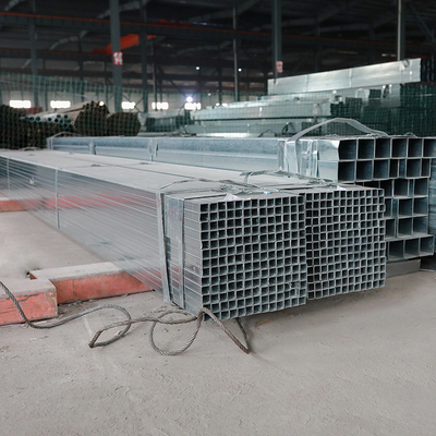 A53 S275jr Galvanized Erw Steel Pipe 6.4M Galvanized Steel Rectangular Tube