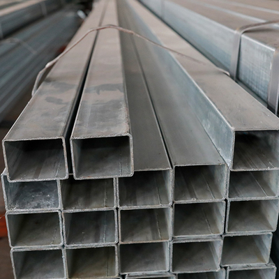 S355JR S355 Galvanized Rectangular Steel Pipe Hot Dip Galvanized Square Steel Tube