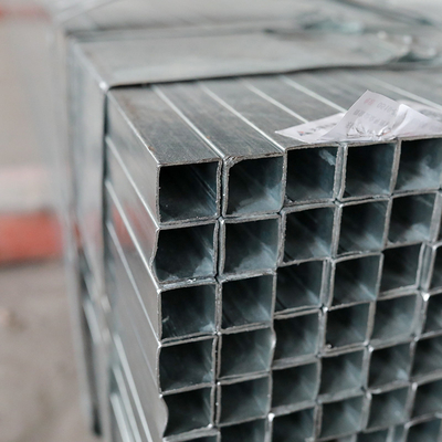 S355JR S355 Galvanized Rectangular Steel Pipe Hot Dip Galvanized Square Steel Tube