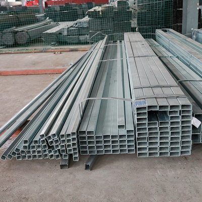 S355JR S355 Galvanized Rectangular Steel Pipe Hot Dip Galvanized Square Steel Tube