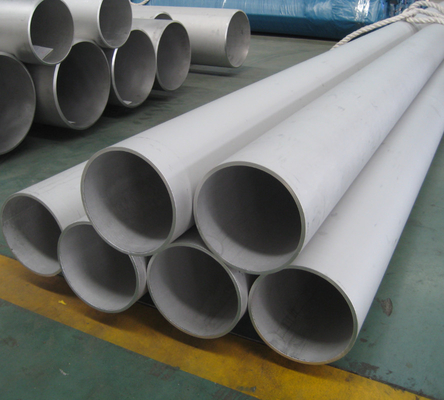 2205 2507 Seamless Welded Super Duplex Stainless Steel Pipes Tubes Customized BA / 2B Surface