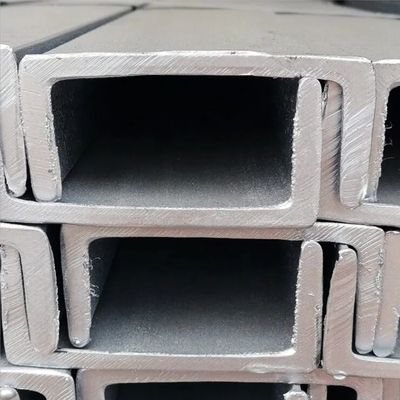 High Quality ASTM 301 201 304 Grade Stainless Steel Channel 5m 6m Length For Industry