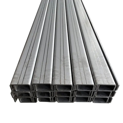 JIS ASTM 304 201 301 Grade Stainless Steel Channel Hot Rolled / Cold Rolled For Industry