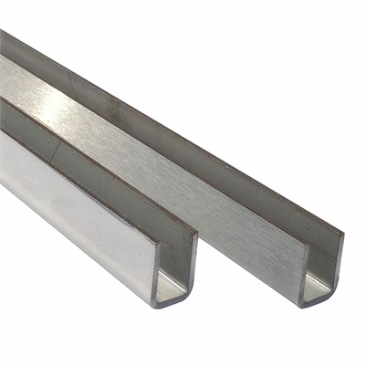 ASTM U Shaped Brushed Stainless Steel Channel Sections C Channel SS321