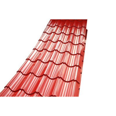 2000mm Roof Corrugated Metal Sheet Dx53D SGH540 Color Coated Steel Roofing Sheet